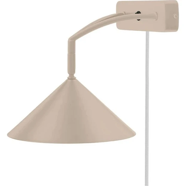 Globen Lighting Curve væglampe i beige (metal)