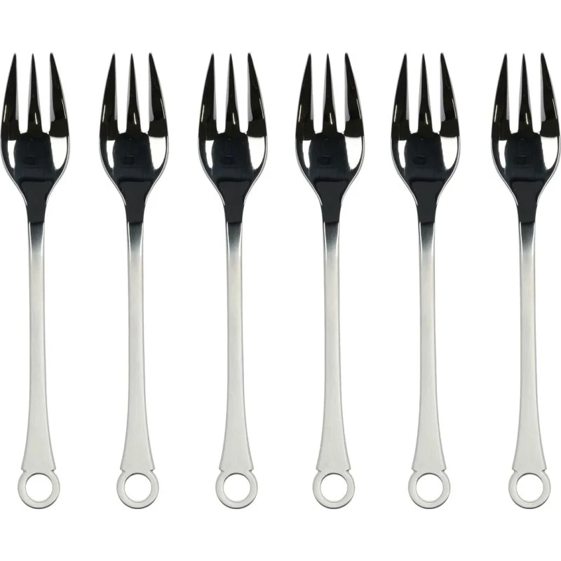 Gense Pantry kagegaffel 6 stk i rustfrit stål, 16 cm