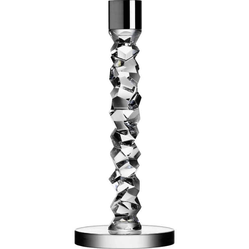 Orrefors Carat lysestagesæt 2 stk. – slipset glas