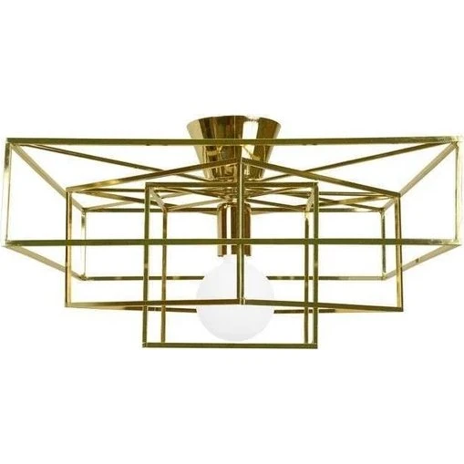 Globen Lighting Cube loftlampe - messing