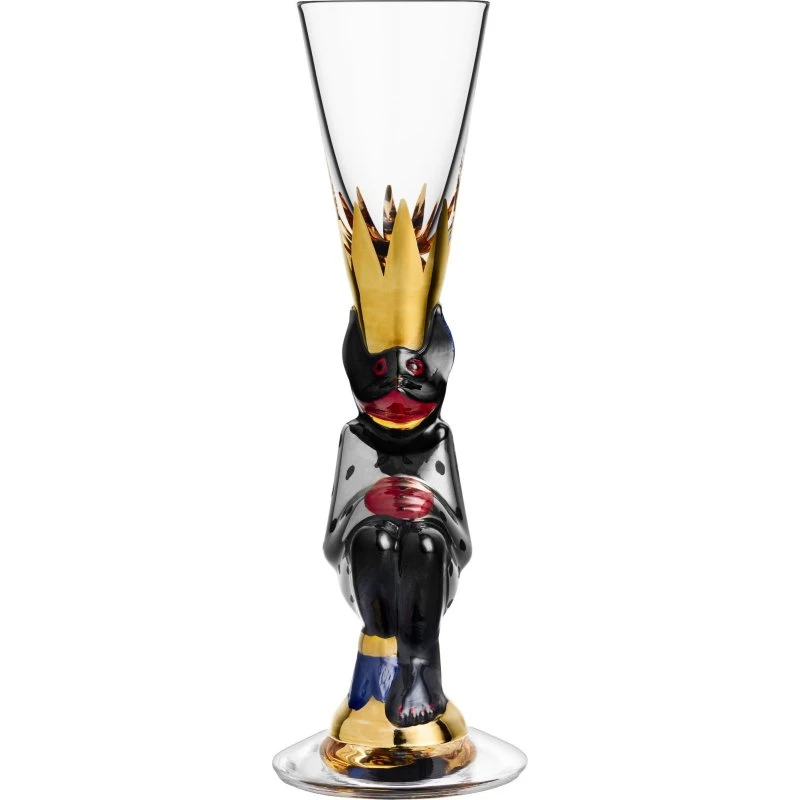 Orrefors Nobel snapseglas 4 cl – sølv (Gunnar Cyrén)