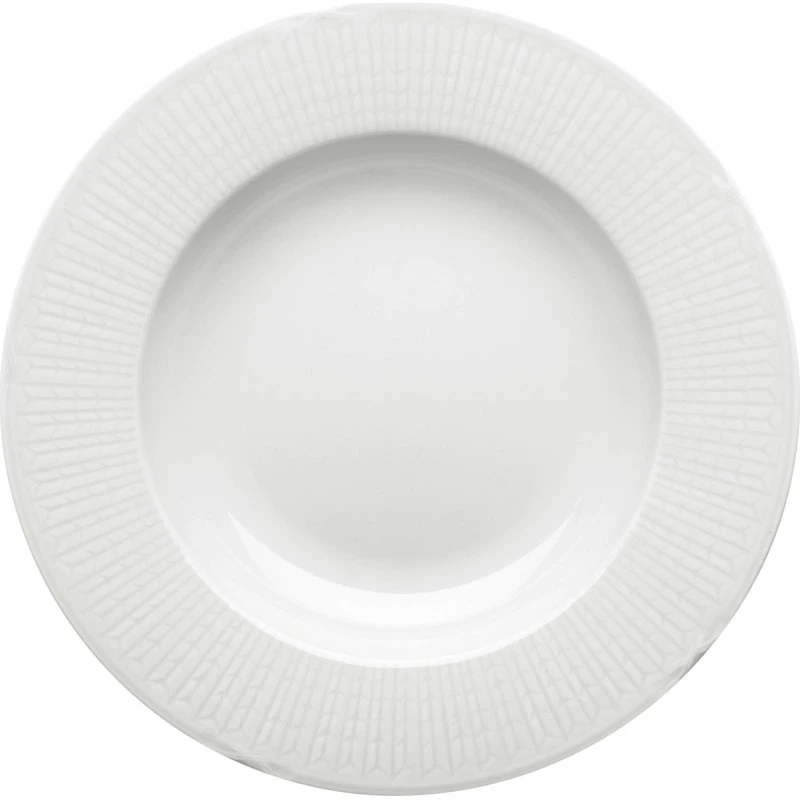 Rörstrand Swedish Grace dyb tallerken 25 cm, hvid