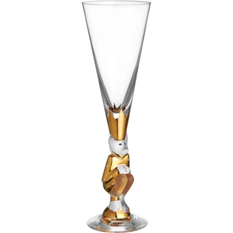Orrefors The Sparkling Devil Champagneglas 19 cl – Guld