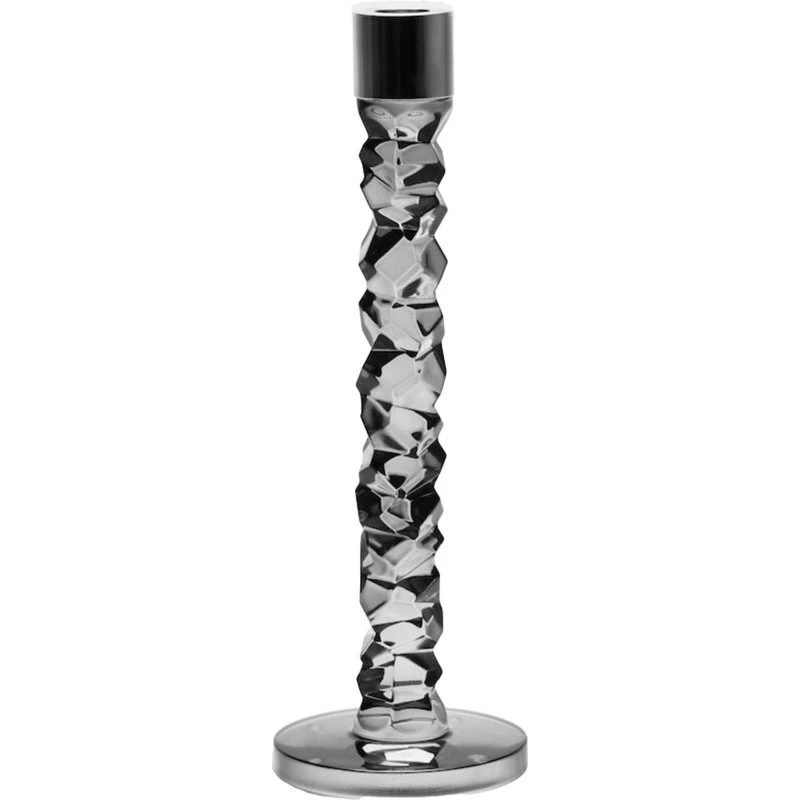 Orrefors Carat lysestage 30 cm - antracit