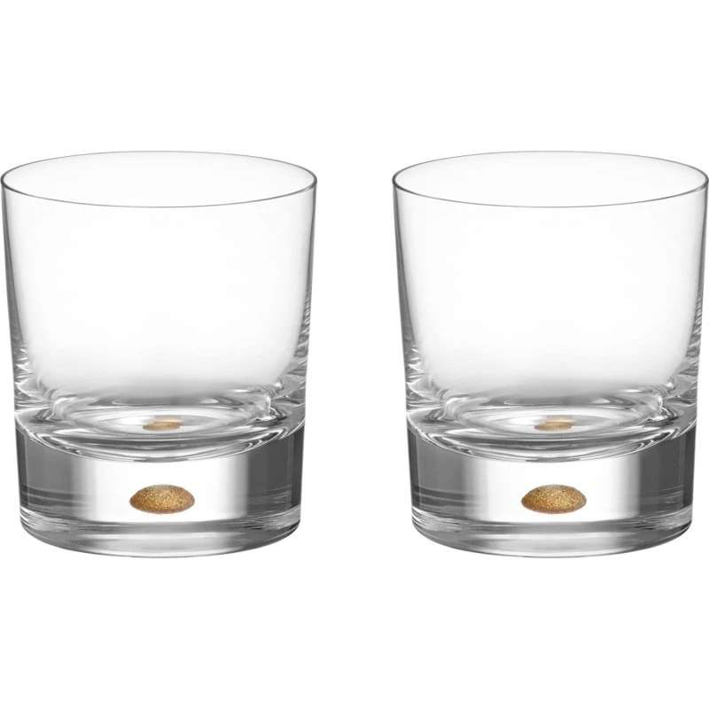 Orrefors Intermezzo Double Old Fashioned 25 cl – Guld (2 stk)