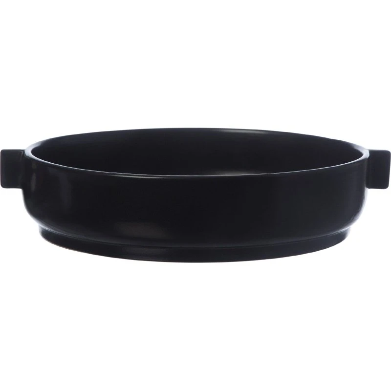 Ernst Fad med ører Ø25 cm - Sort stengods
