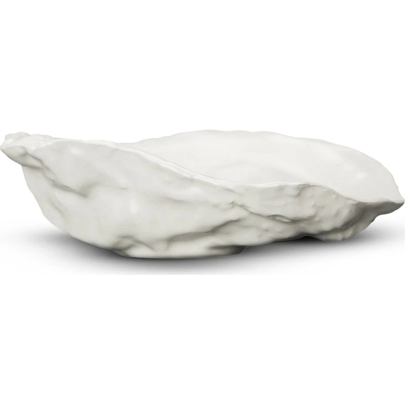 Byon Oyster skål, hvid dolomit
