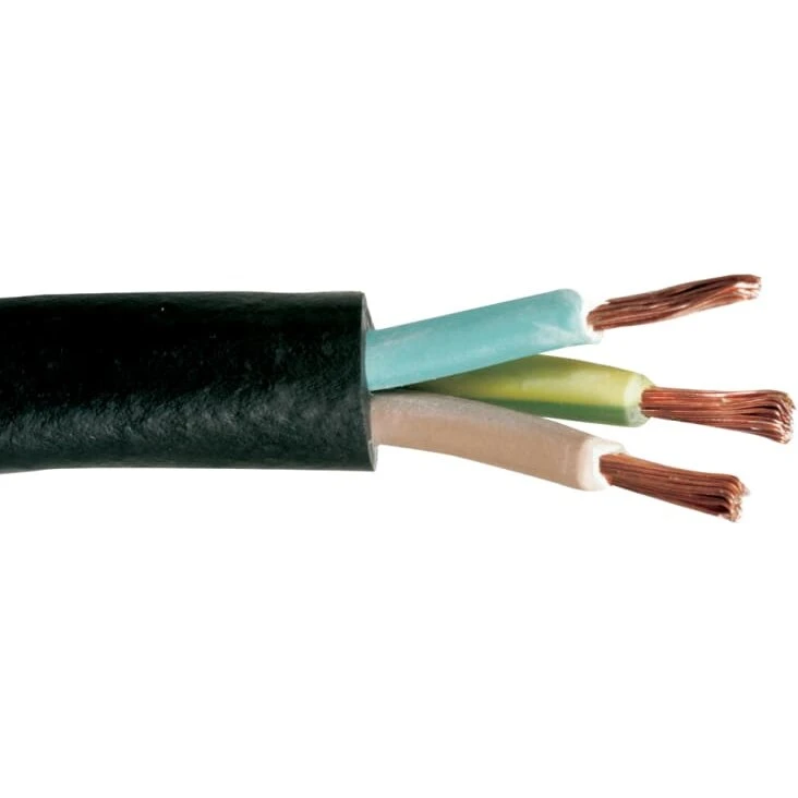 GKSOJ Gummikabel H07RN-F 50 m 5x2,5 mm² sort