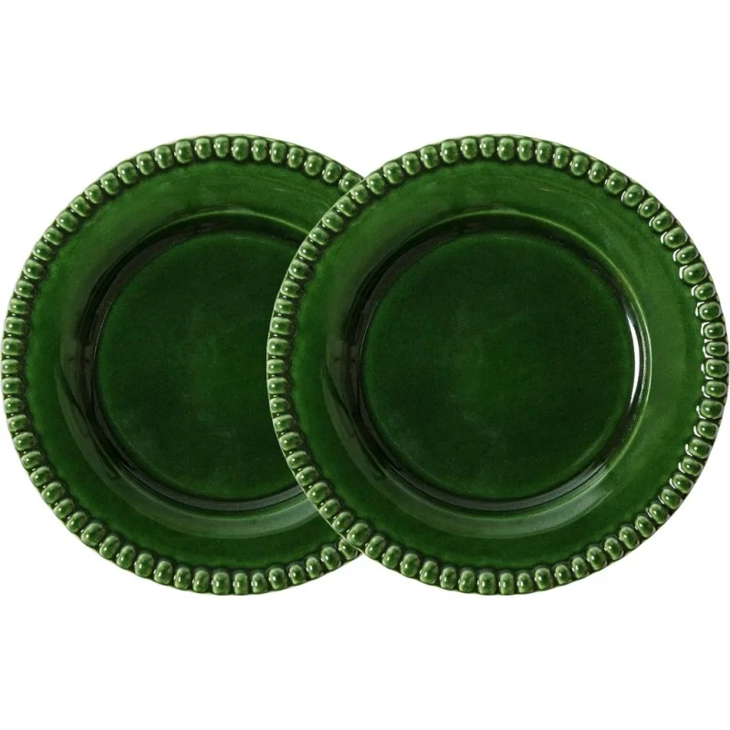 PotteryJo Daria desserttallerken Ø22 cm 2-pak - Moss