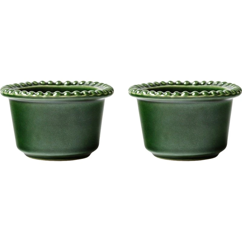 PotteryJo Daria lille skål 12 cm 2-pak – Moss