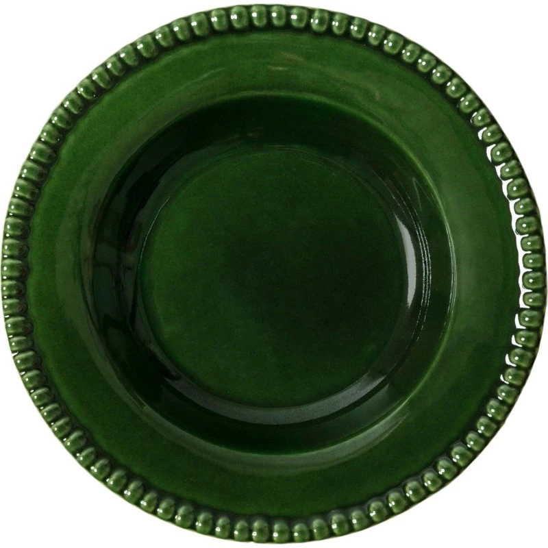 PotteryJo Daria dyb tallerken 26 cm - Moss