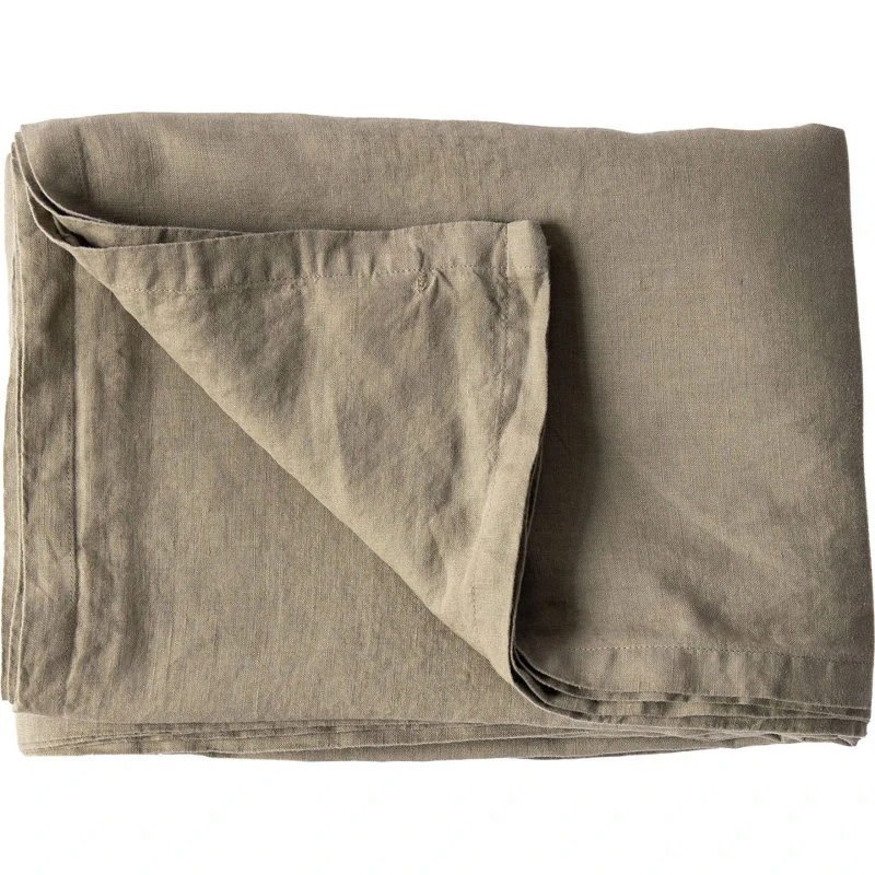 Tell Me More hørdug 145x330 cm – Olive