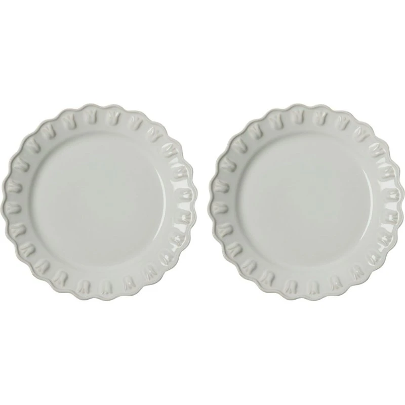 PotteryJo Tulipa asiet 20 cm, 2-pak – hvid