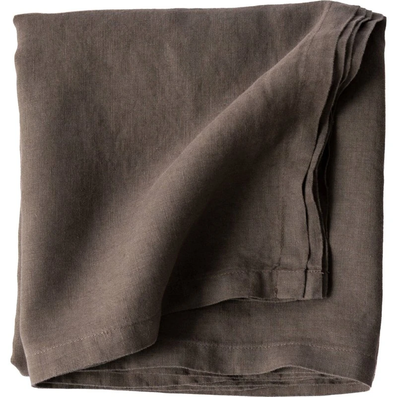 Tell Me More hørdug 145x145 cm – Taupe