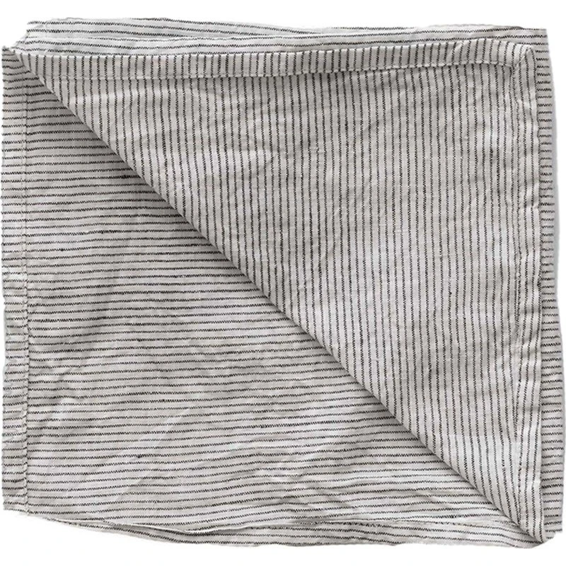 Tell Me More Washed Linen serviet 45x45 cm – Pinstripe