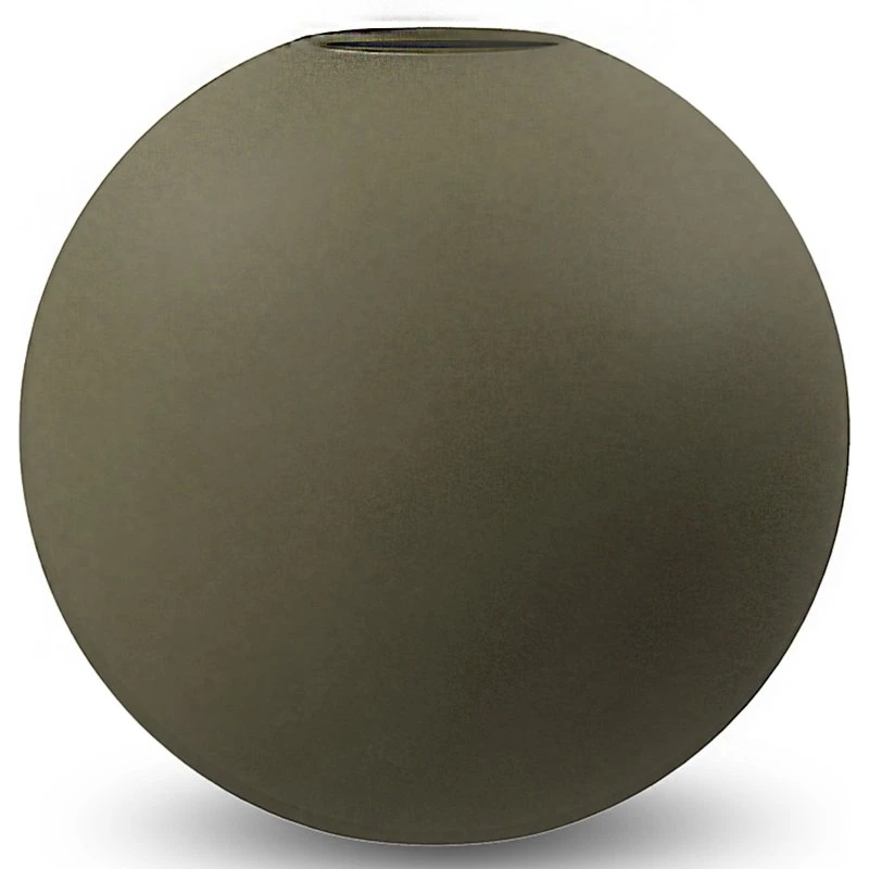 Cooee Design Ball vase 10 cm – olivengrøn
