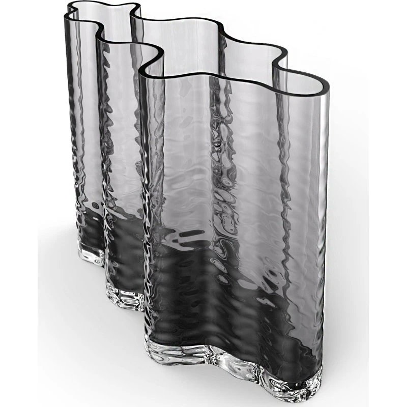 Cooee Design Gry Wide vase 24 cm – smoke