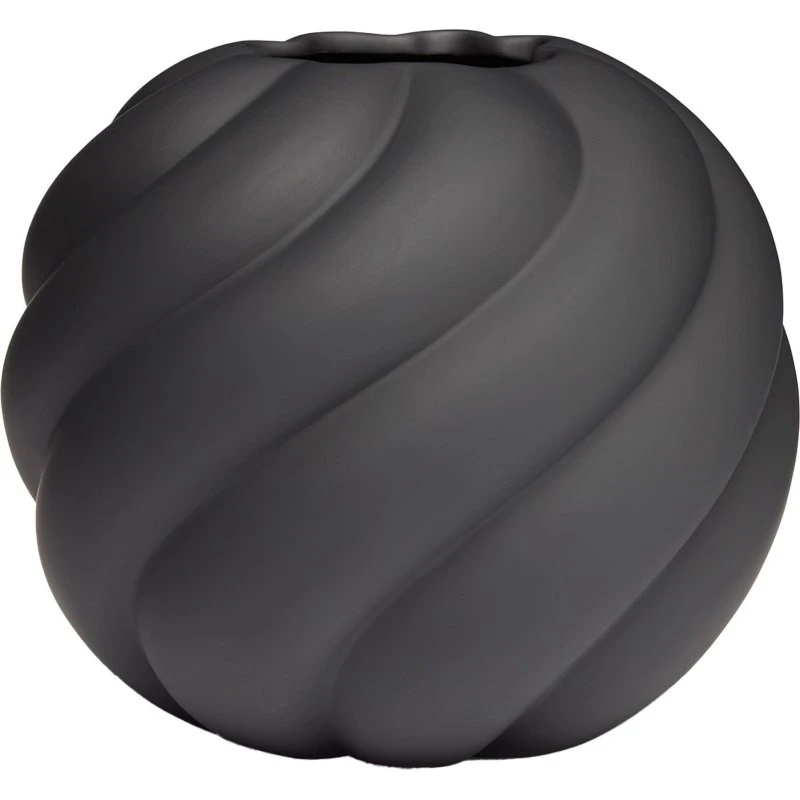 Cooee Design Twist Ball Vase 20 cm, sort