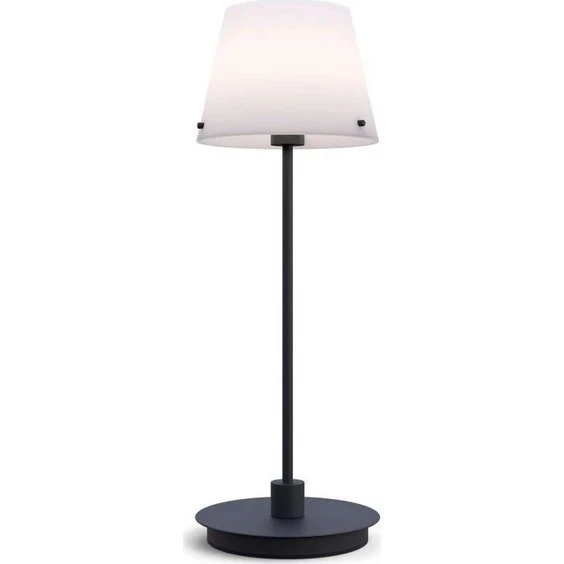 Herstal Gil il Grande bordlampe - Sort/Opalglas