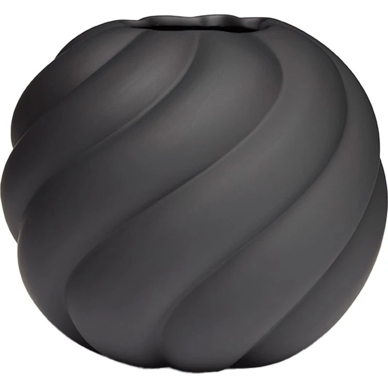 Cooee Design Twist Ball vase 12 cm – Sort