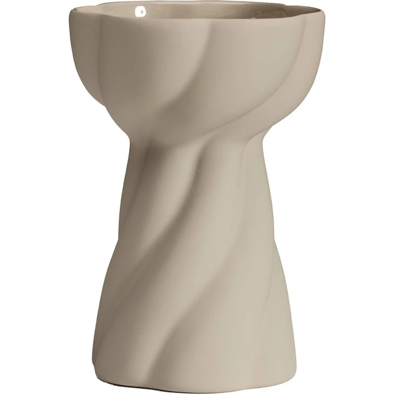 Cooee Design Twist Bulb løgvase 12,8 cm – sand