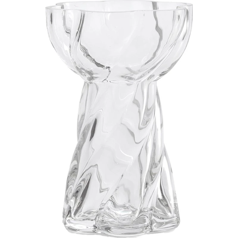 Cooee Design Twist Bulb løgvase 12 cm, klar