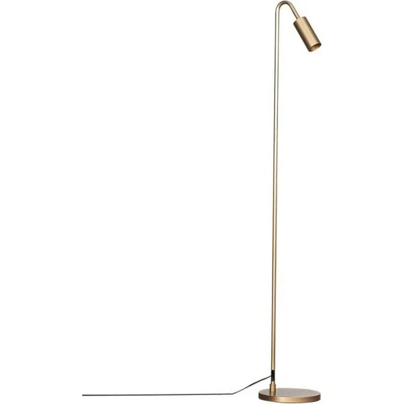 By Rydéns Curve gulvlampe 146 cm - mat guld