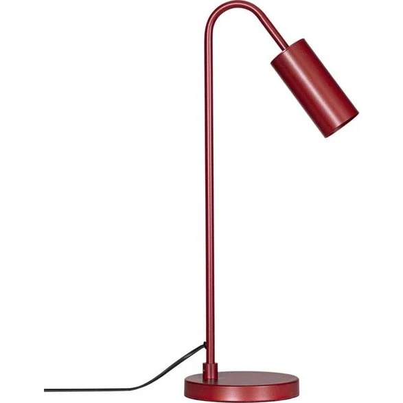 By Rydéns Curve bordlampe 51 cm - Rust/Mørkerød