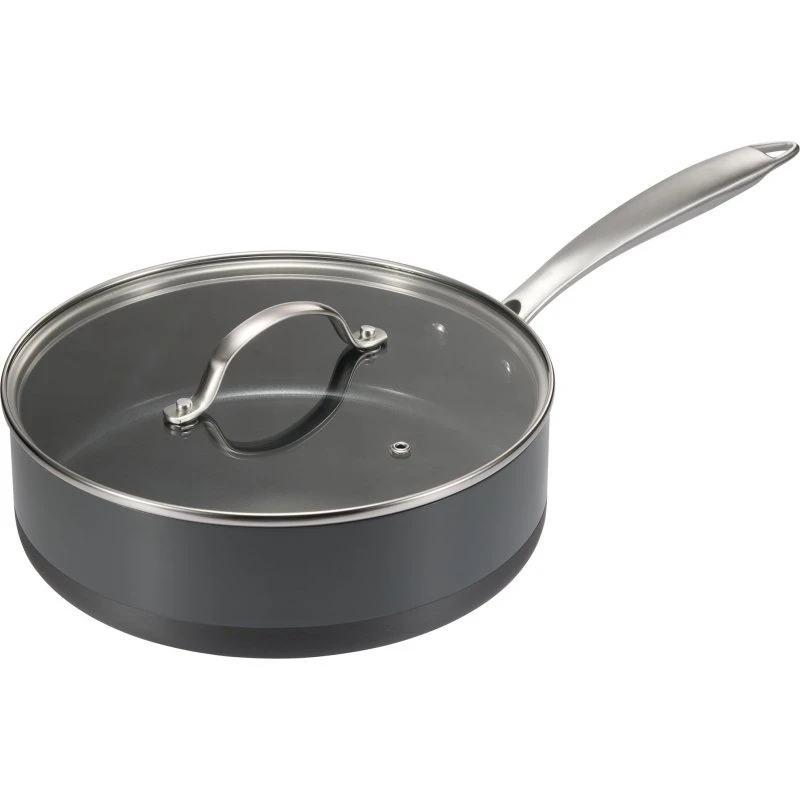 Dorre Coria traktørpande Ø28 cm med låg, keramisk belægning