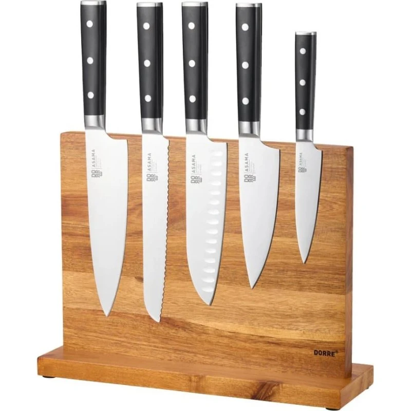 Kaya XL magnetisk knivholder i akacietræ