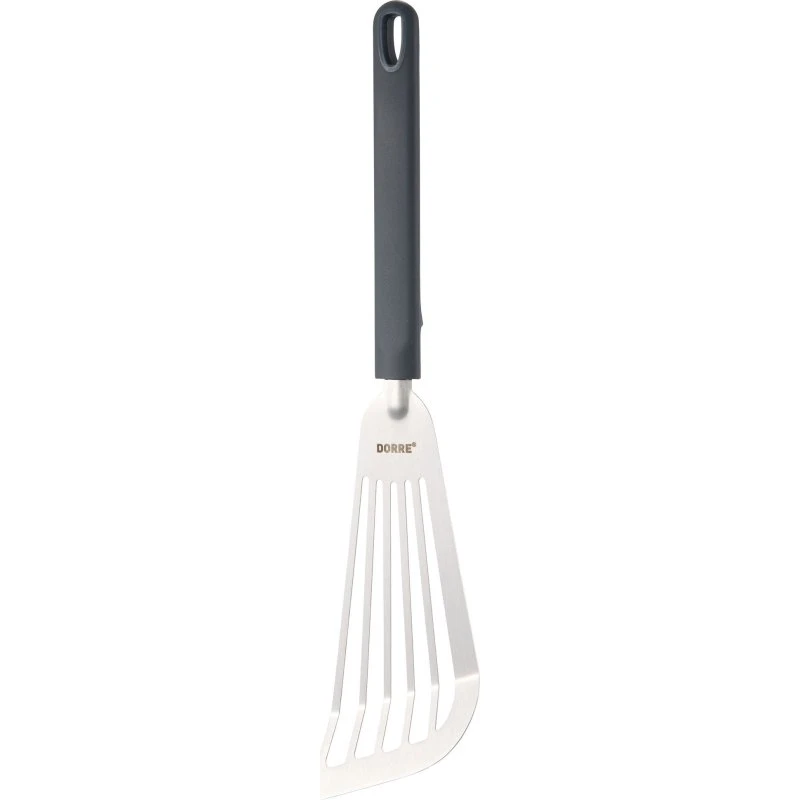 Dorre Saira stegespade i rustfrit stål med silikonehåndtag