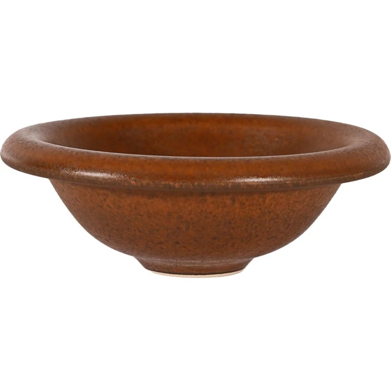 Byon Porto skål 13 cm – brun, håndlavet stentøj