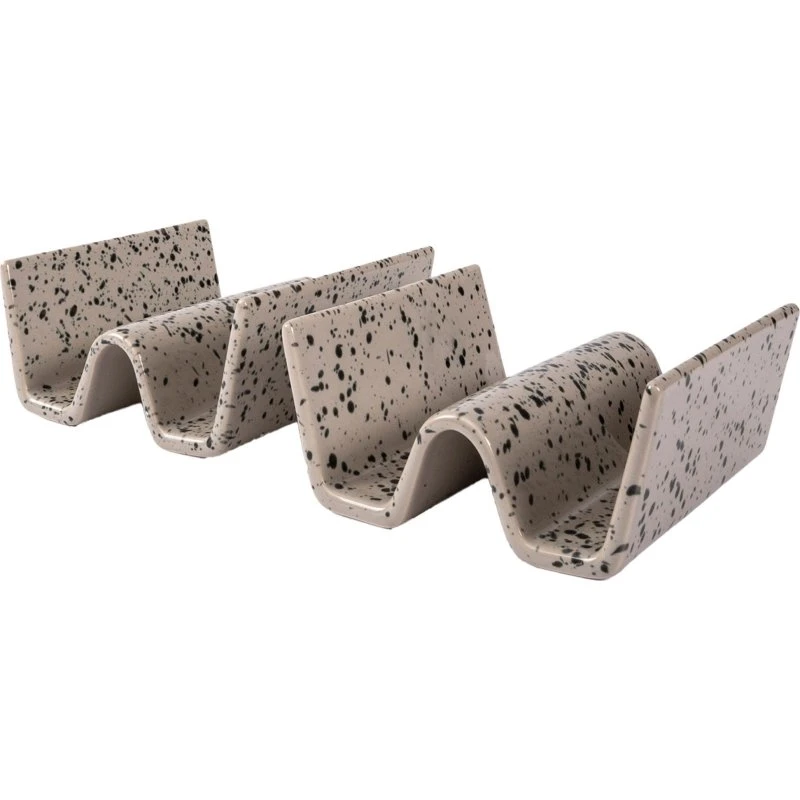 Sagaform Ditte tacoholder 2-pak – stentøj, grå