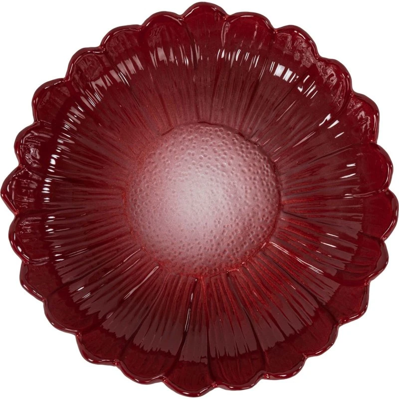 Sagaform Dagny dyb tallerken/fad Ø27 cm, vinrød