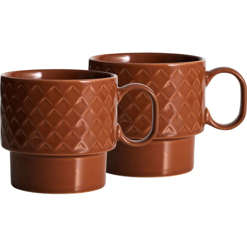 Sagaform Coffee & More tekrus 2-pak, terrakotta