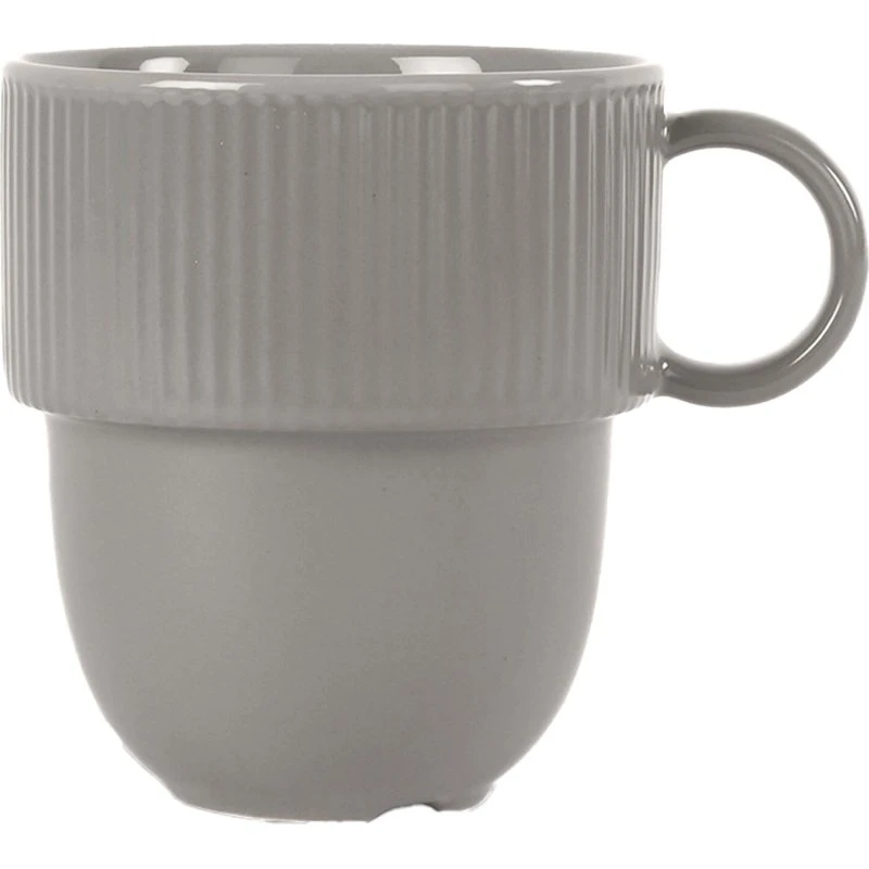 Sagaform Inka krus 27 cl – grå stentøj