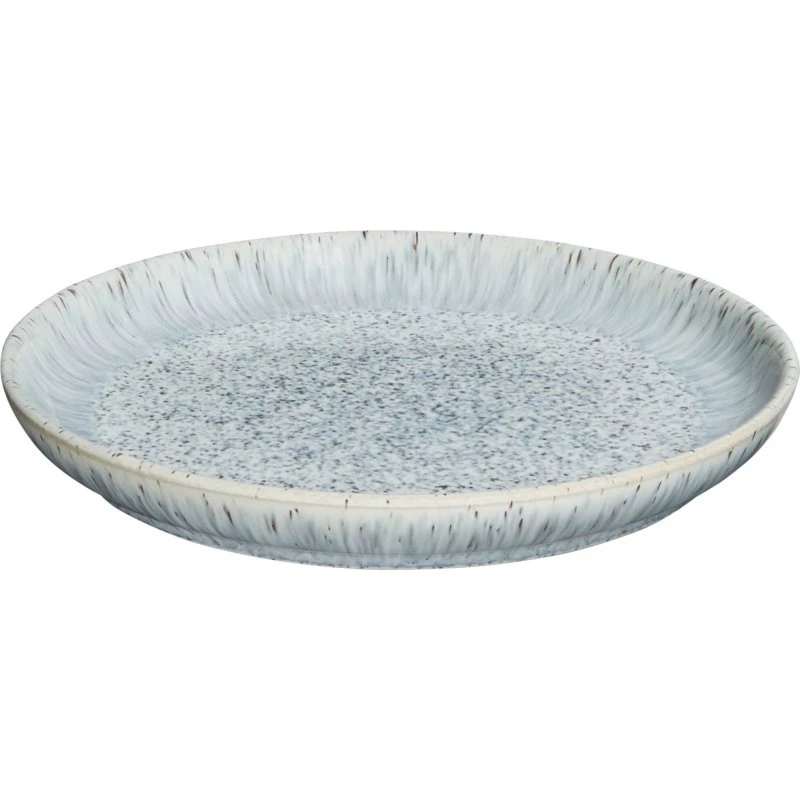 Denby Halo Coupe Tallerken 26 cm – Speckle Grå/Brun