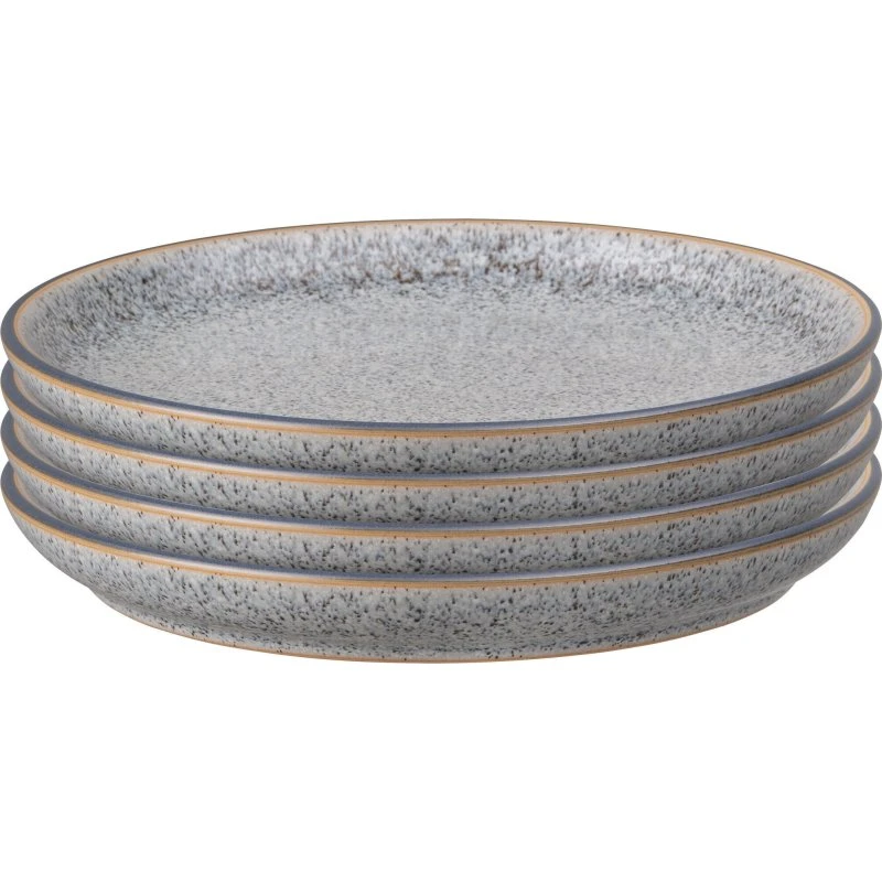 Denby Studio Grey tallerken 21 cm - 4-pak