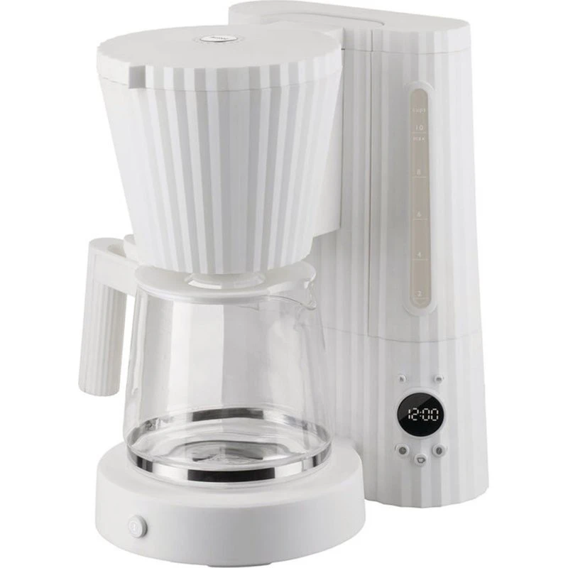 Alessi Plissé kaffemaskine, hvid – 1100W designmøbel