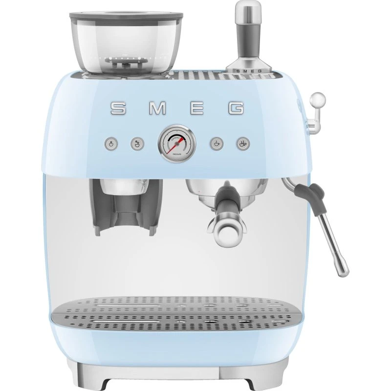 SMEG EGF03 50's manual espressomaskine m. kværn – Pastelblå