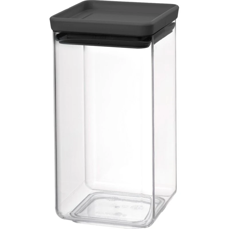 Brabantia TASTY+ opbevaringsboks 1,6 L - mørkegrå