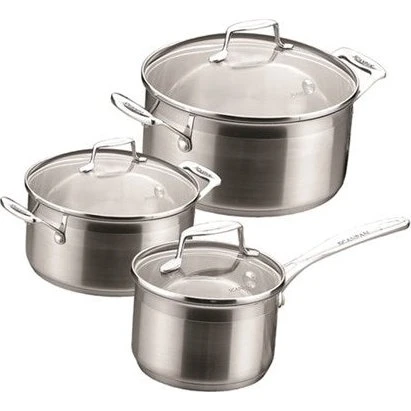 Scanpan Impact grydesæt 3 dele – 1,8/2,5/3,2 L