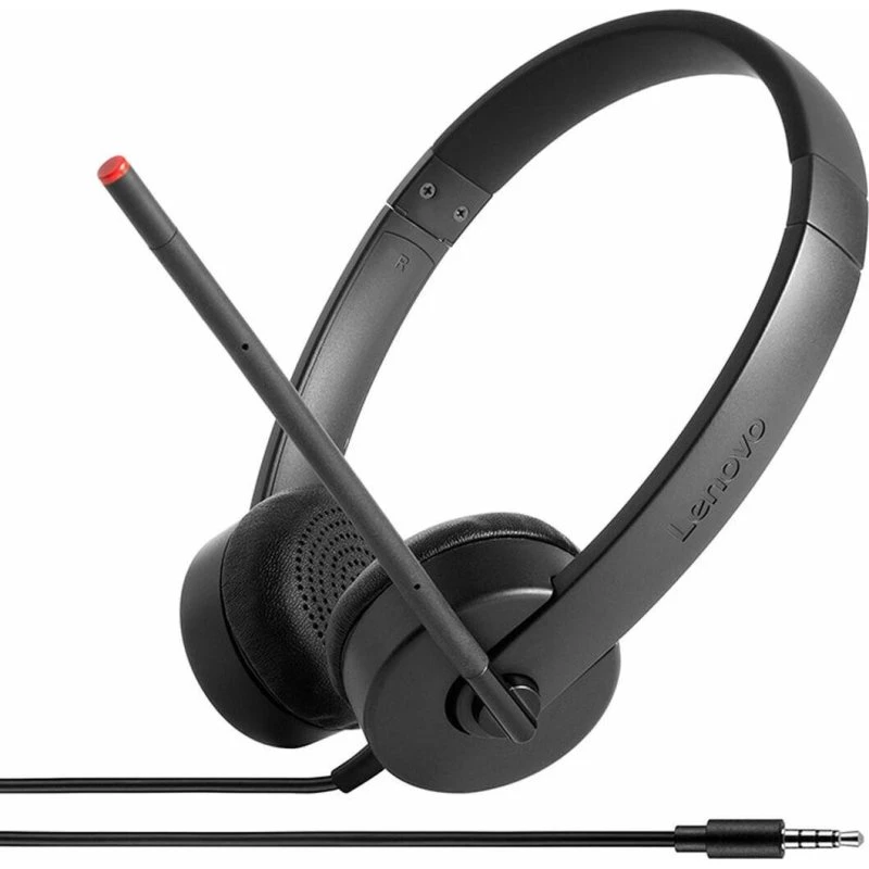 Lenovo Stereo Analog Headset 3,5 mm – Sort