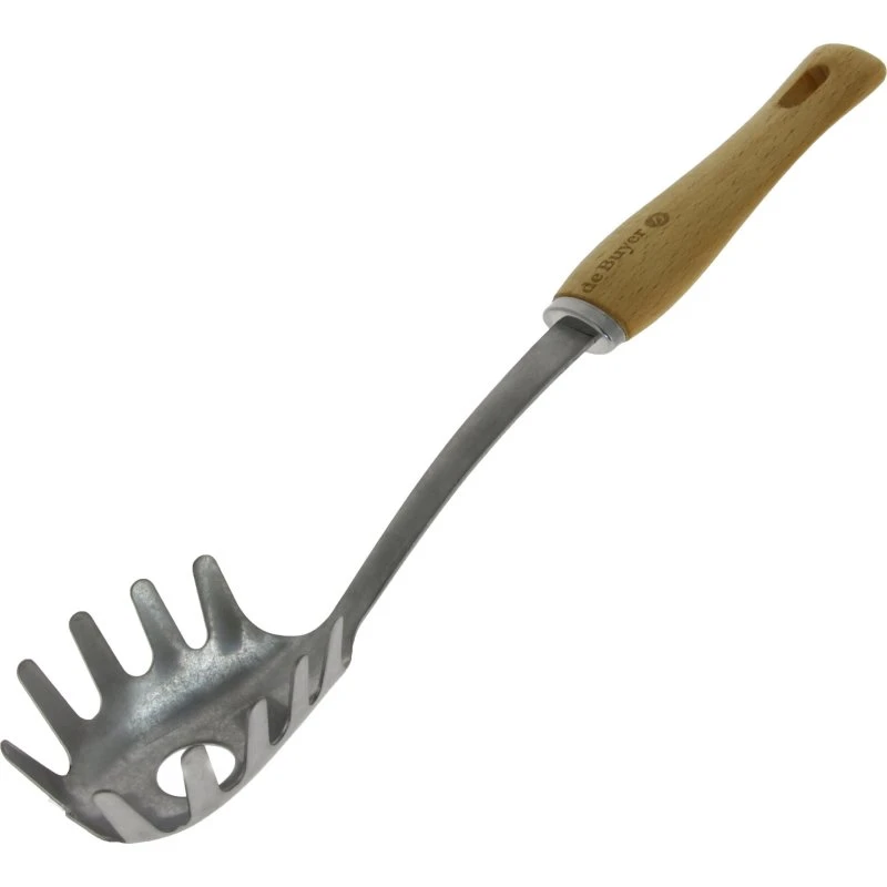 De Buyer B Bois spaghettiske 33 cm - træhåndtag