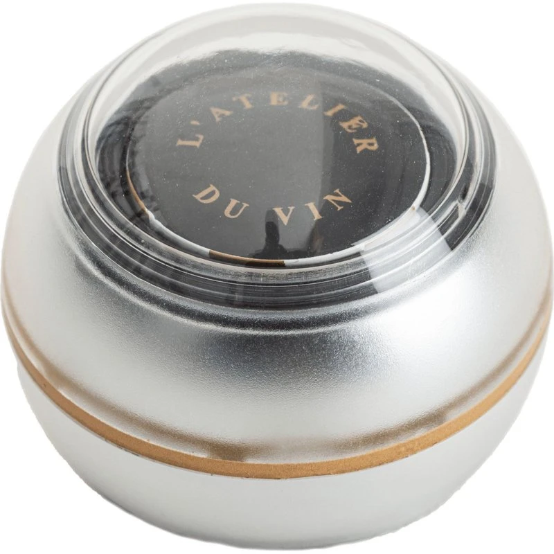 L'Atelier du Vin champagneprop med bobleindikator (sølv)