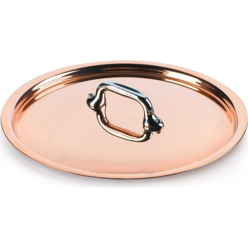 Mauviel M'150S låg 18 cm – kobber/stål