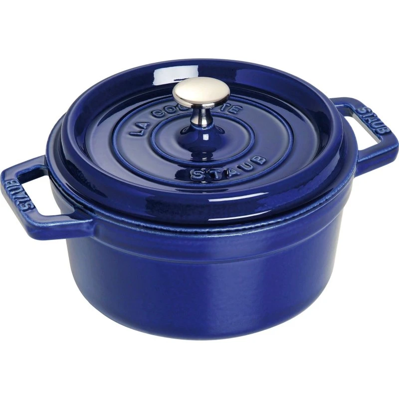 Staub La Cocotte rund gryde 22 cm, 2,6 L - mørkeblå