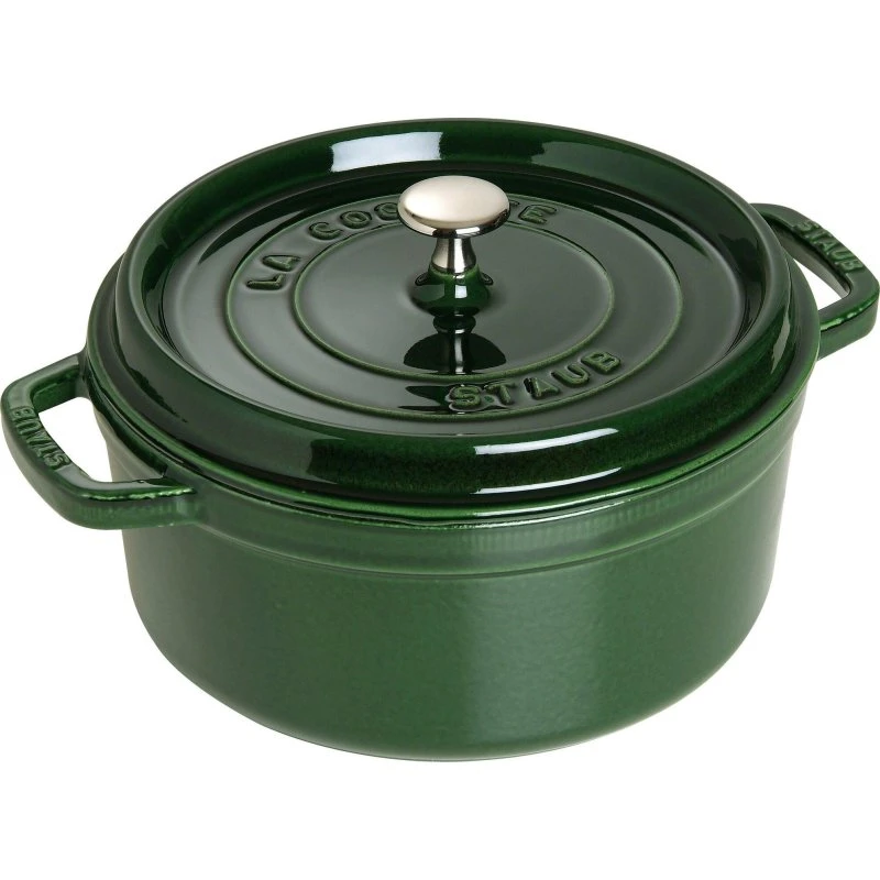 Staub La Cocotte rund gryde 24 cm / 3,8 L - Basilikumgrøn