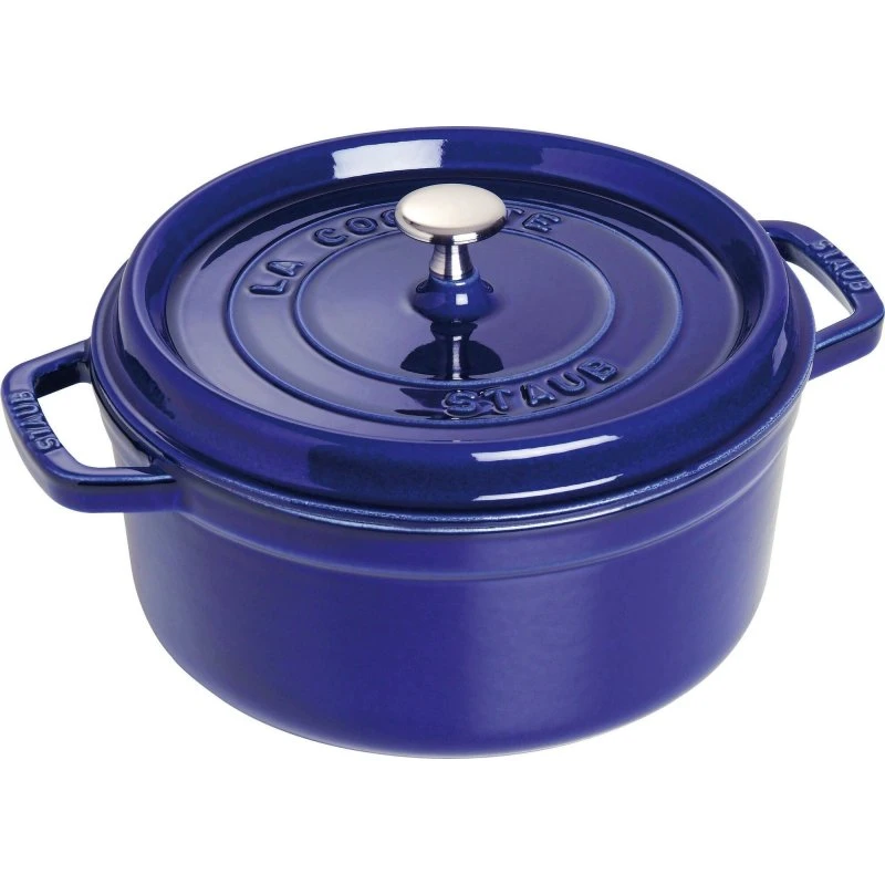 Staub Rund Gryde 26 cm / 5,2 L - Mørkeblå