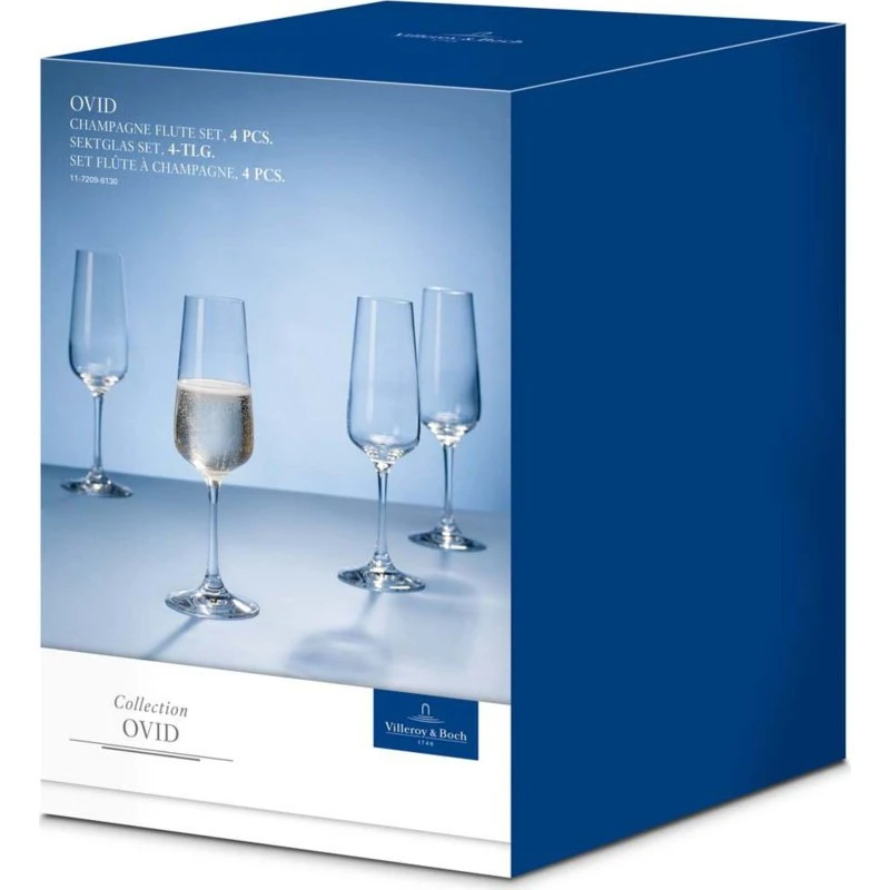 Villeroy & Boch Ovid champagneglas 4 stk.